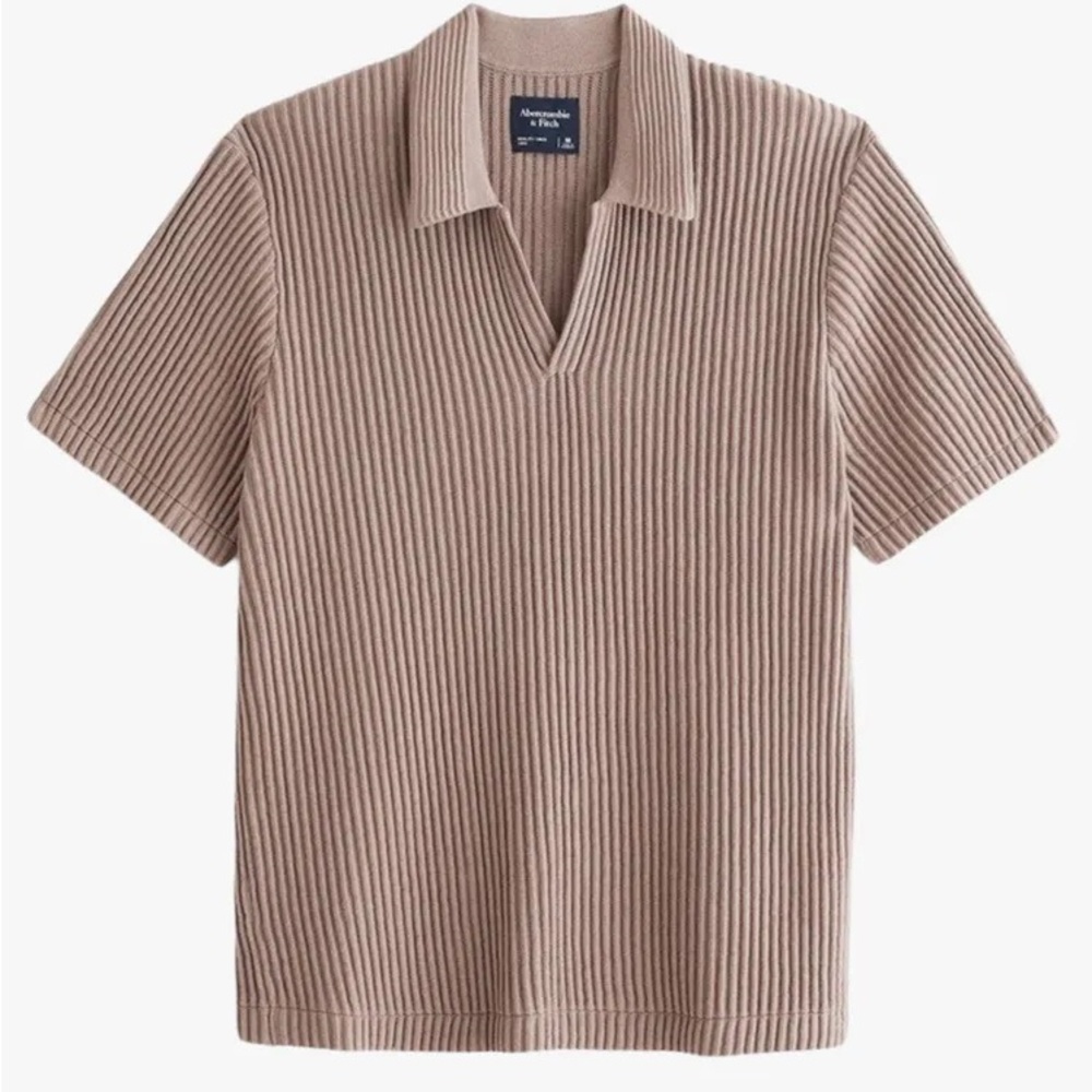 Abercrombie Ribbed Tan Shirt